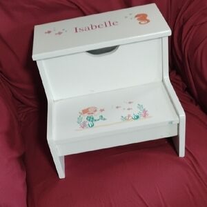 White Kids Step Stool